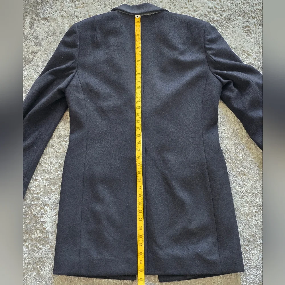 Allsaints Black Wool Coat - Picture 14 of 15